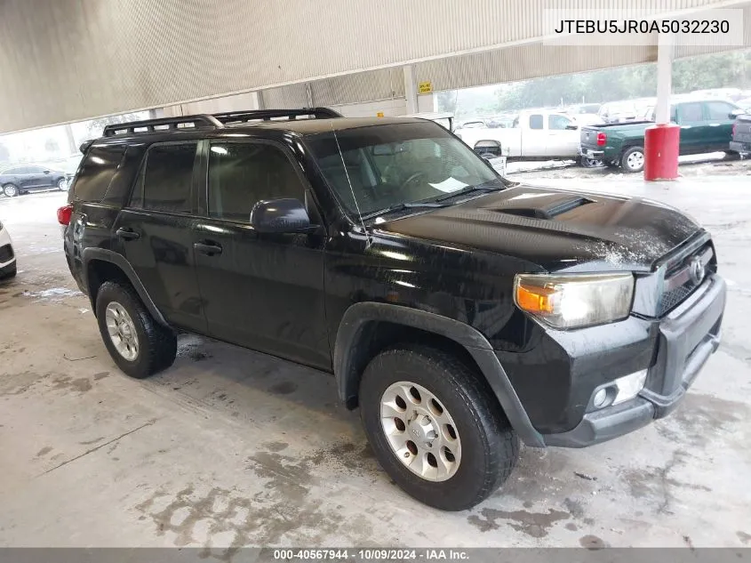 2010 Toyota 4Runner Trail V6 VIN: JTEBU5JR0A5032230 Lot: 40567944