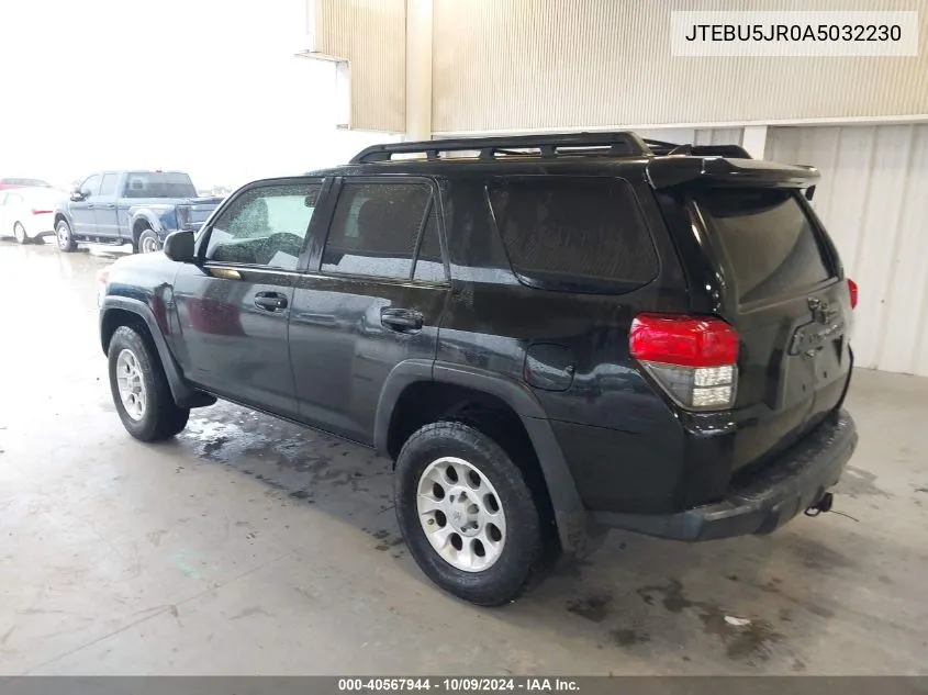 2010 Toyota 4Runner Trail V6 VIN: JTEBU5JR0A5032230 Lot: 40567944