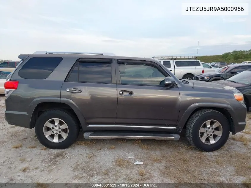 2010 Toyota 4Runner Sr5 V6 VIN: JTEZU5JR9A5000956 Lot: 40601529