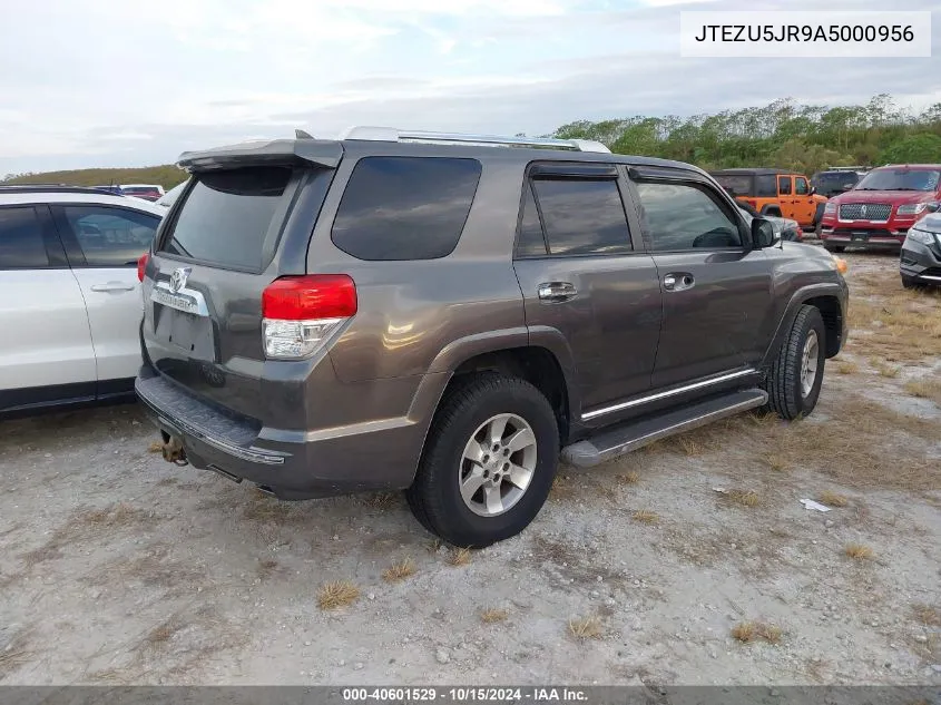 2010 Toyota 4Runner Sr5 V6 VIN: JTEZU5JR9A5000956 Lot: 40601529