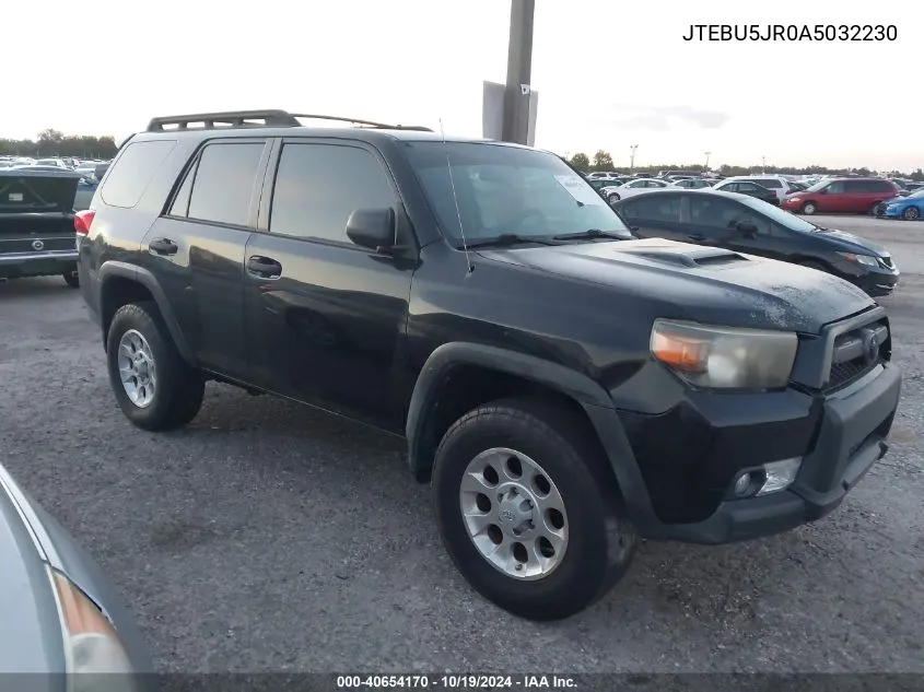 2010 Toyota 4Runner Trail V6 VIN: JTEBU5JR0A5032230 Lot: 40654170