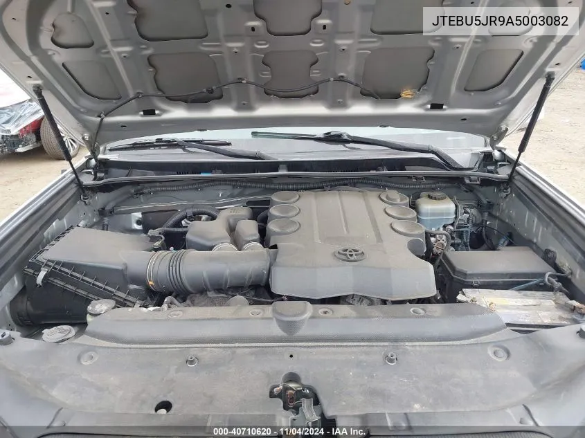 JTEBU5JR9A5003082 2010 Toyota 4Runner Sr5 V6