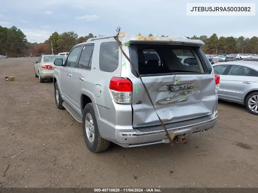 2010 Toyota 4Runner Sr5 V6 VIN: JTEBU5JR9A5003082 Lot: 40710620