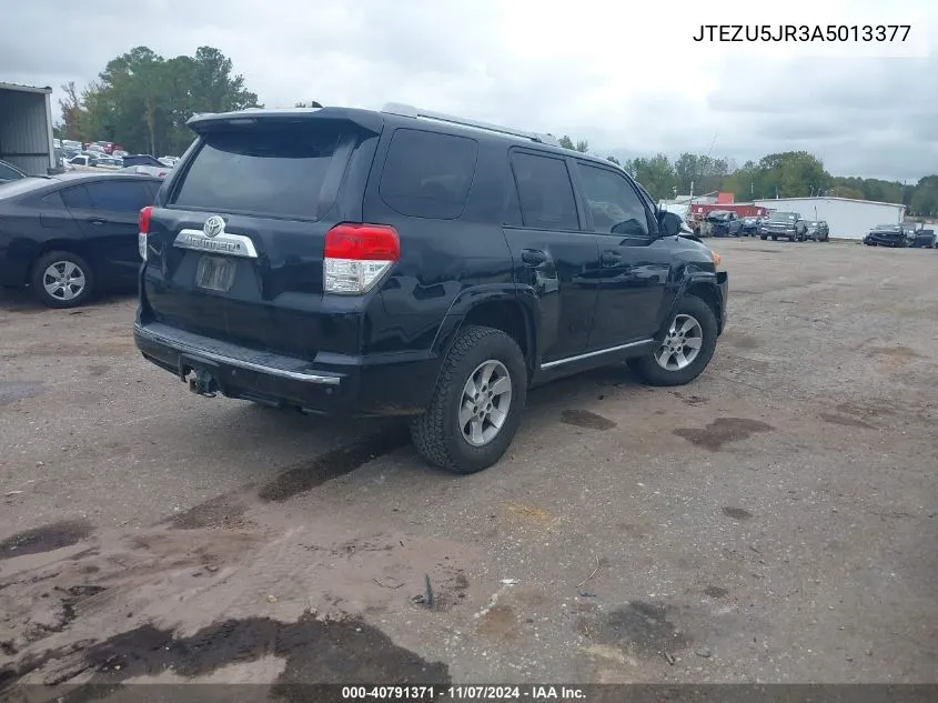 2010 Toyota 4Runner Sr5 V6 VIN: JTEZU5JR3A5013377 Lot: 40791371