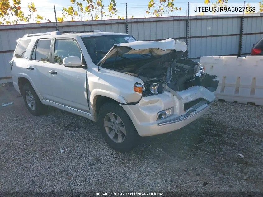 2010 Toyota 4Runner Sr5 V6 VIN: JTEBU5JR9A5027558 Lot: 40817619