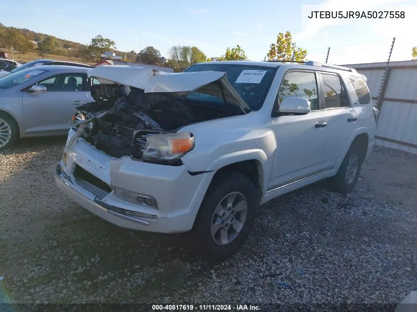 2010 Toyota 4Runner Sr5 V6 VIN: JTEBU5JR9A5027558 Lot: 40817619