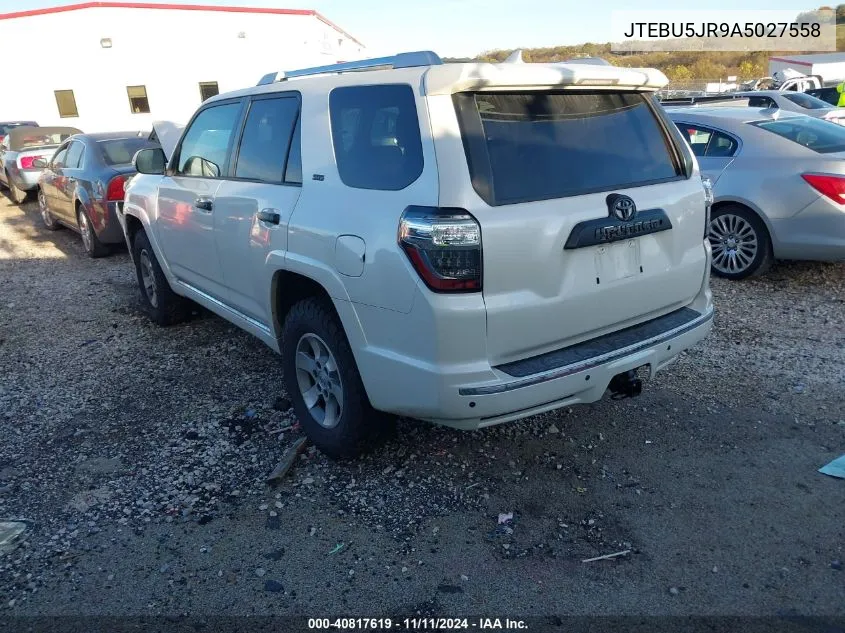 2010 Toyota 4Runner Sr5 V6 VIN: JTEBU5JR9A5027558 Lot: 40817619