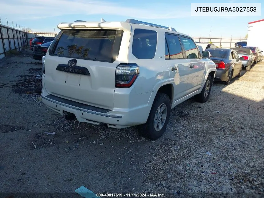 2010 Toyota 4Runner Sr5 V6 VIN: JTEBU5JR9A5027558 Lot: 40817619