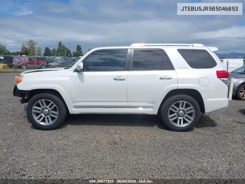 JTEBU5JR5B5046853 2011 Toyota 4Runner Limited V6