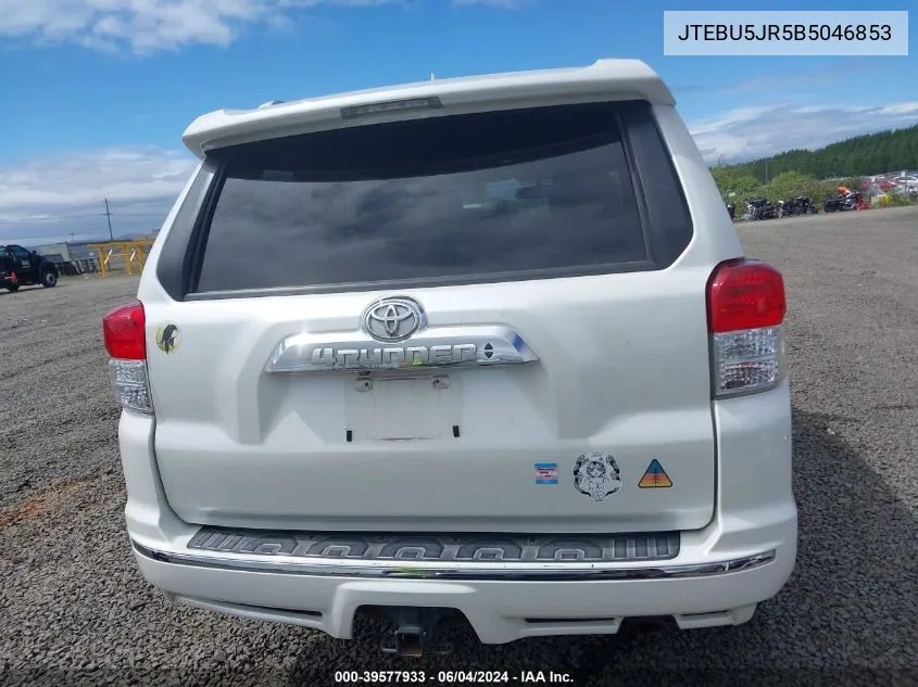 JTEBU5JR5B5046853 2011 Toyota 4Runner Limited V6