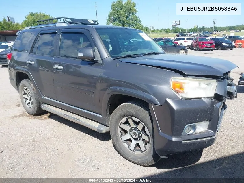 2011 Toyota 4Runner Sr5 V6 VIN: JTEBU5JR2B5058846 Lot: 40132043