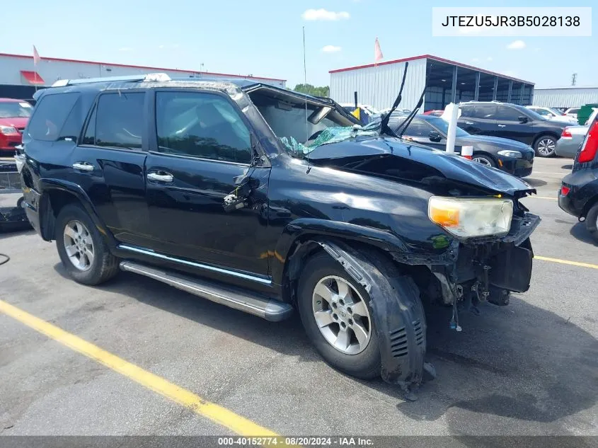 2011 Toyota 4Runner Sr5 V6 VIN: JTEZU5JR3B5028138 Lot: 40152774