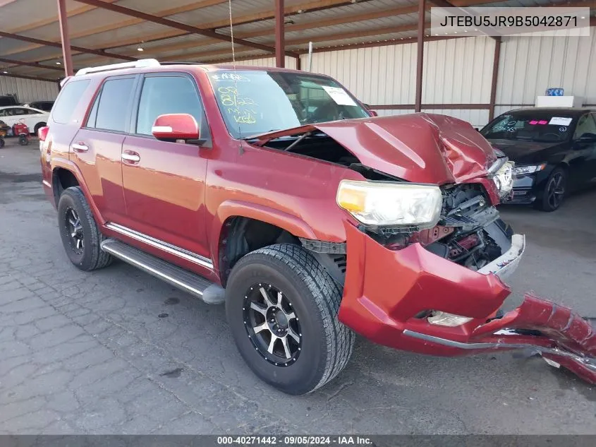 JTEBU5JR9B5042871 2011 Toyota 4Runner Sr5/Limited/Trail