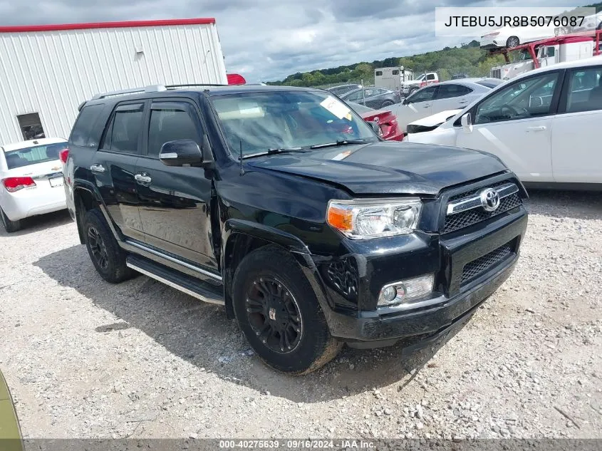 2011 Toyota 4Runner Sr5 V6 VIN: JTEBU5JR8B5076087 Lot: 40275639