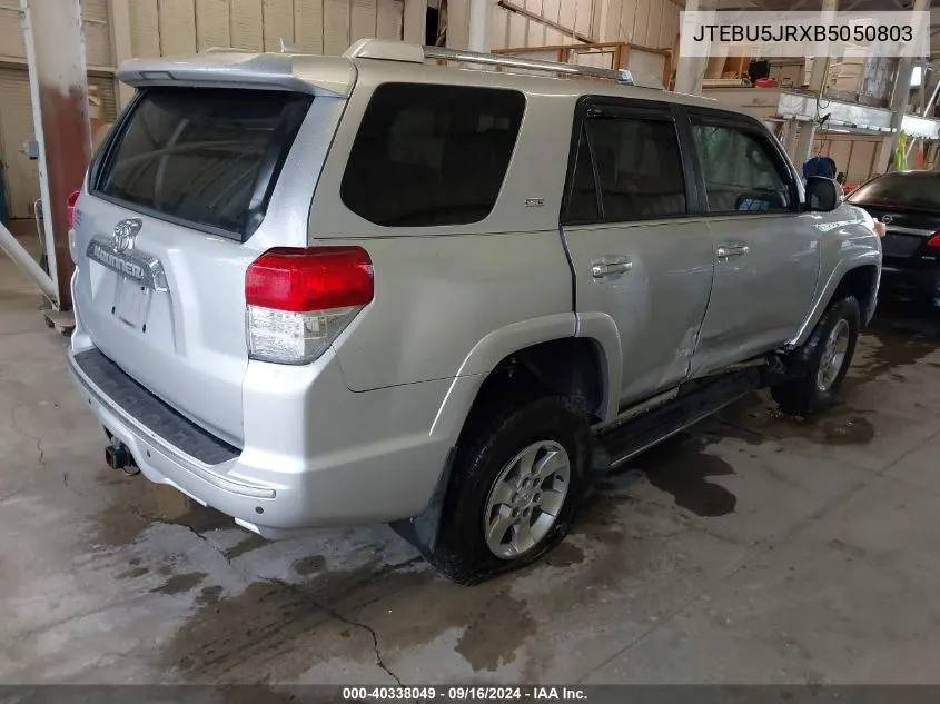 2011 Toyota 4Runner Sr5 V6 VIN: JTEBU5JRXB5050803 Lot: 40338049