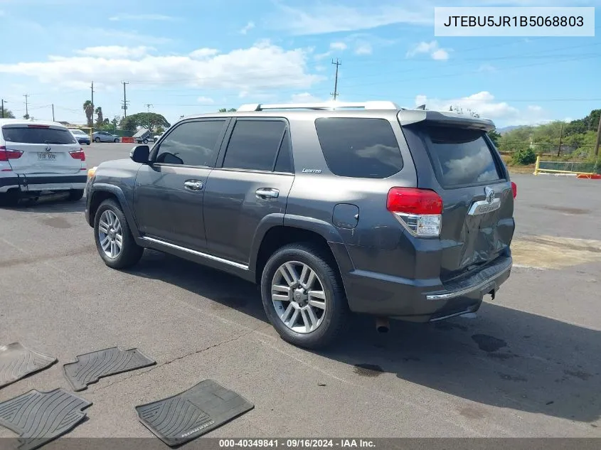 JTEBU5JR1B5068803 2011 Toyota 4Runner Limited V6