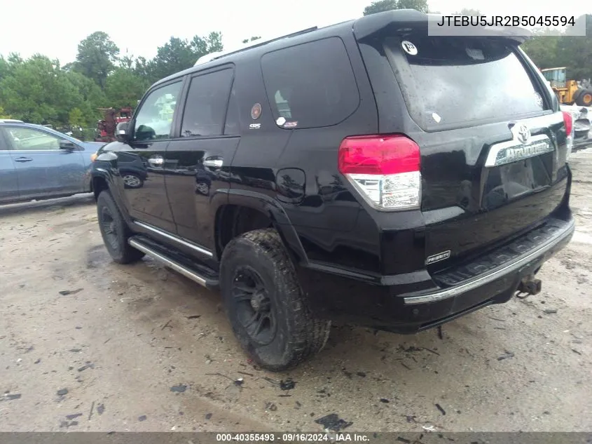 JTEBU5JR2B5045594 2011 Toyota 4Runner Sr5 V6