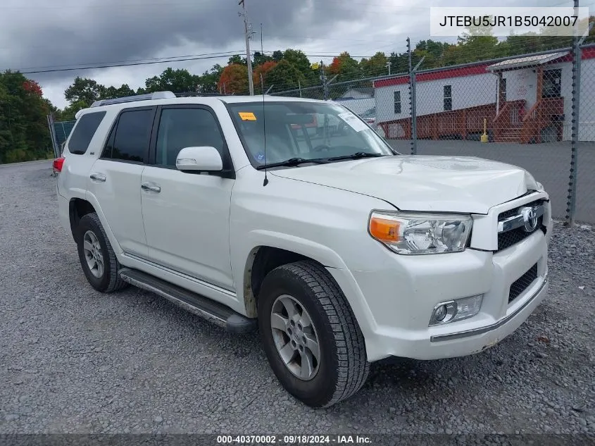 JTEBU5JR1B5042007 2011 Toyota 4Runner Sr5 V6