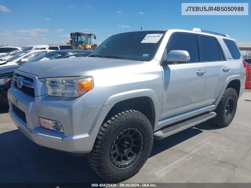 JTEBU5JR4B5050988 2011 Toyota 4Runner Sr5/Limited/Trail