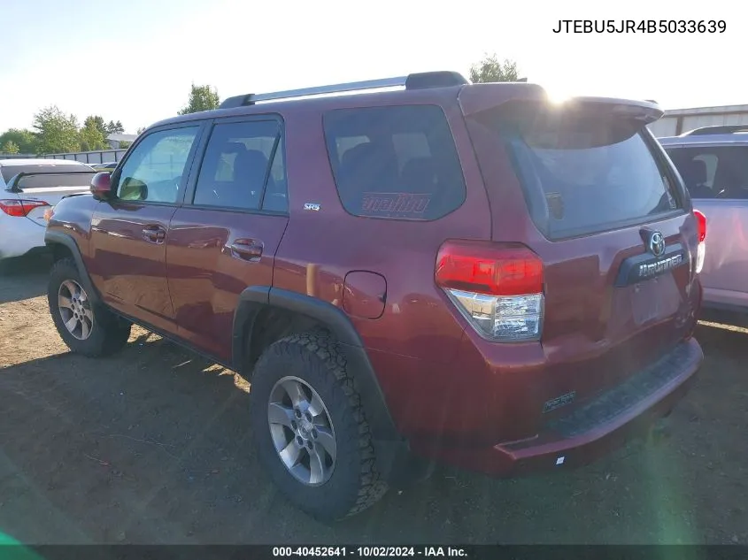 JTEBU5JR4B5033639 2011 Toyota 4Runner Sr5 V6