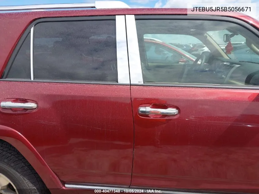 JTEBU5JR5B5056671 2011 Toyota 4Runner Sr5/Limited/Trail