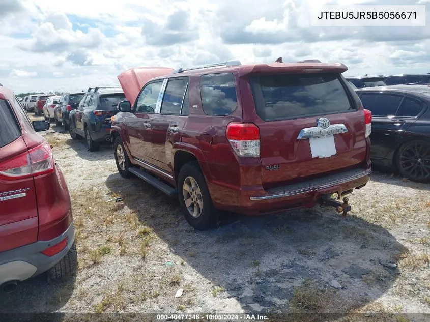 JTEBU5JR5B5056671 2011 Toyota 4Runner Sr5/Limited/Trail