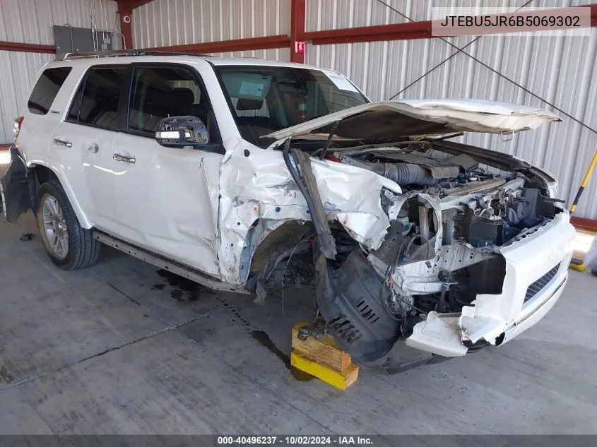 JTEBU5JR6B5069302 2011 Toyota 4Runner Limited V6