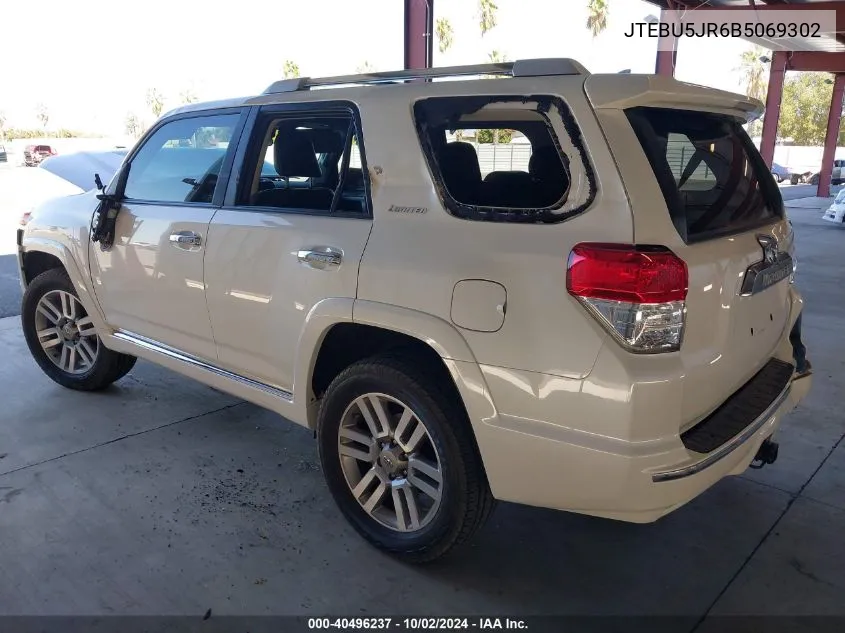 JTEBU5JR6B5069302 2011 Toyota 4Runner Limited V6