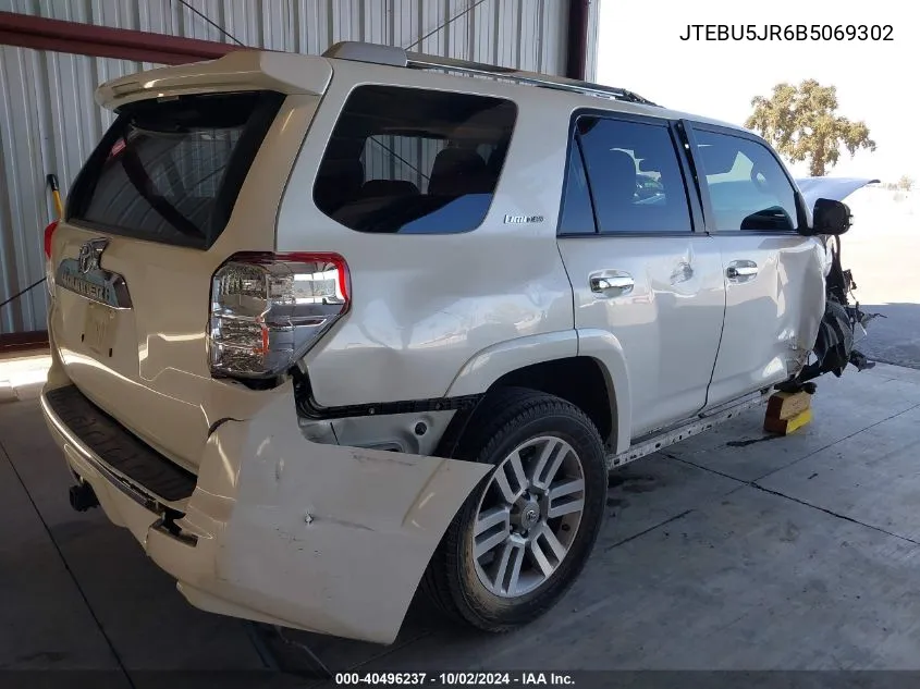 JTEBU5JR6B5069302 2011 Toyota 4Runner Limited V6