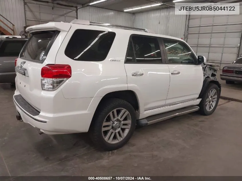 JTEBU5JR0B5044122 2011 Toyota 4Runner Sr5/Limited/Trail