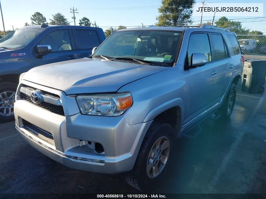 2011 Toyota 4Runner Sr5 V6 VIN: JTEBU5JR2B5064212 Lot: 40568618