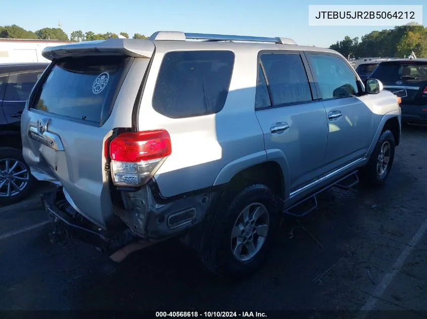 JTEBU5JR2B5064212 2011 Toyota 4Runner Sr5 V6