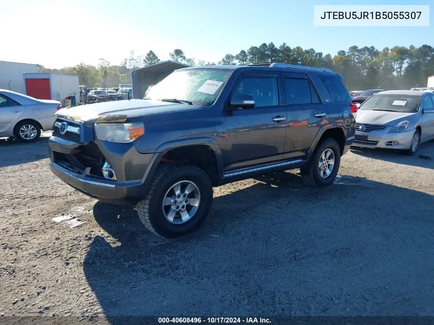 2011 Toyota 4Runner Sr5 V6 VIN: JTEBU5JR1B5055307 Lot: 40608496