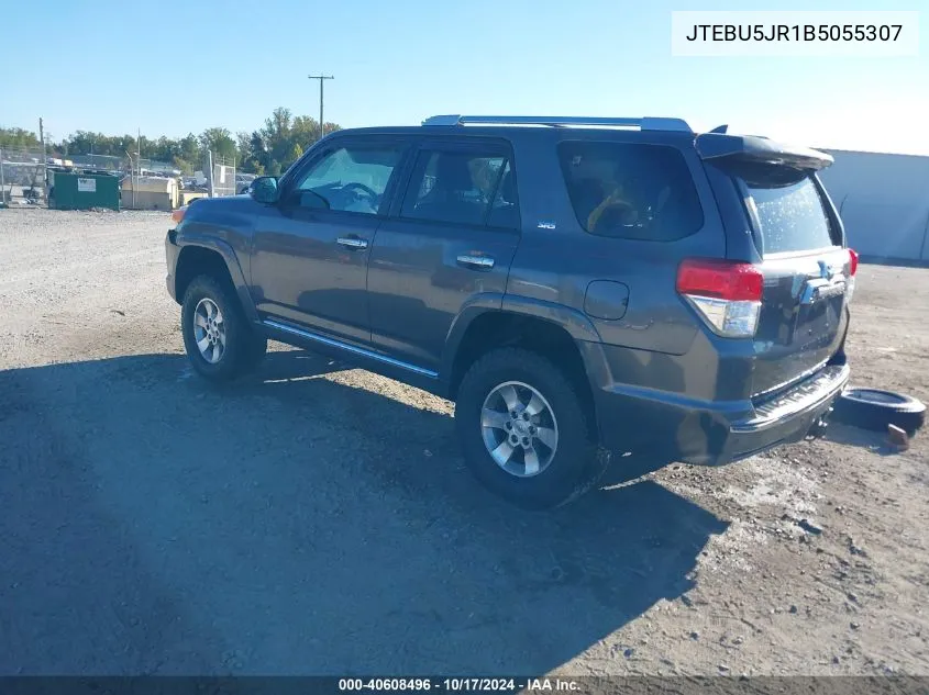 2011 Toyota 4Runner Sr5 V6 VIN: JTEBU5JR1B5055307 Lot: 40608496