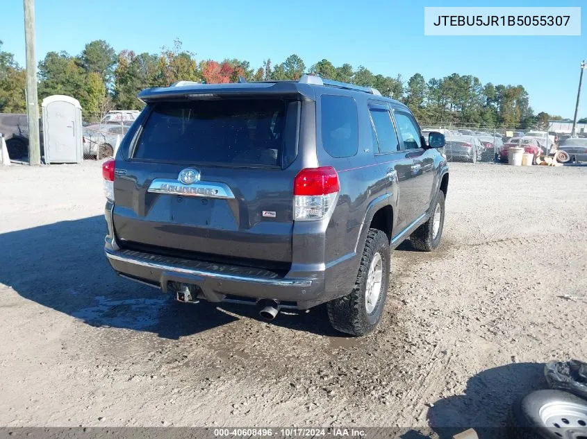 2011 Toyota 4Runner Sr5 V6 VIN: JTEBU5JR1B5055307 Lot: 40608496