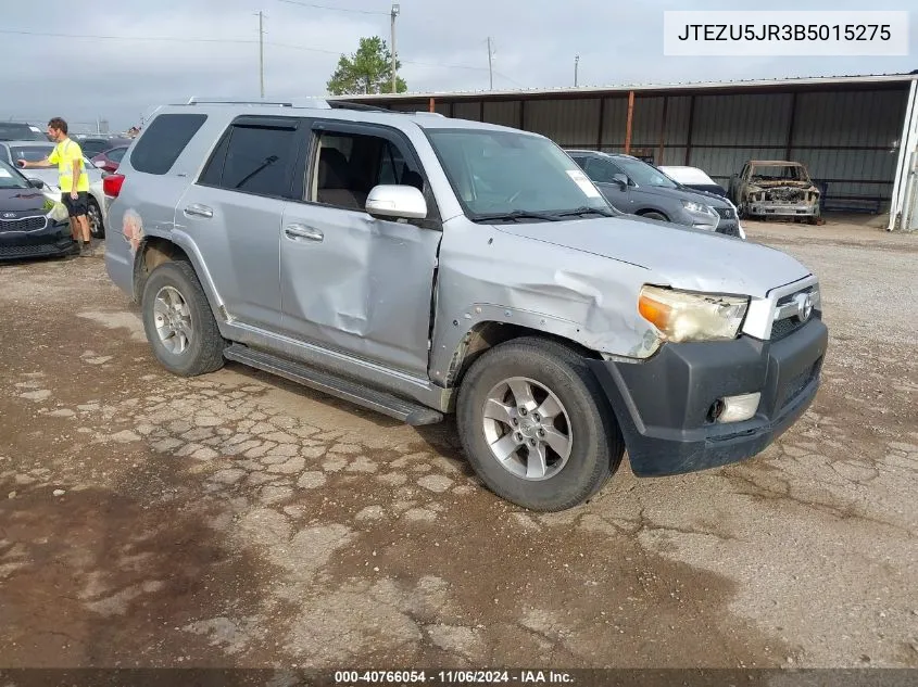 2011 Toyota 4Runner Sr5 V6 VIN: JTEZU5JR3B5015275 Lot: 40766054