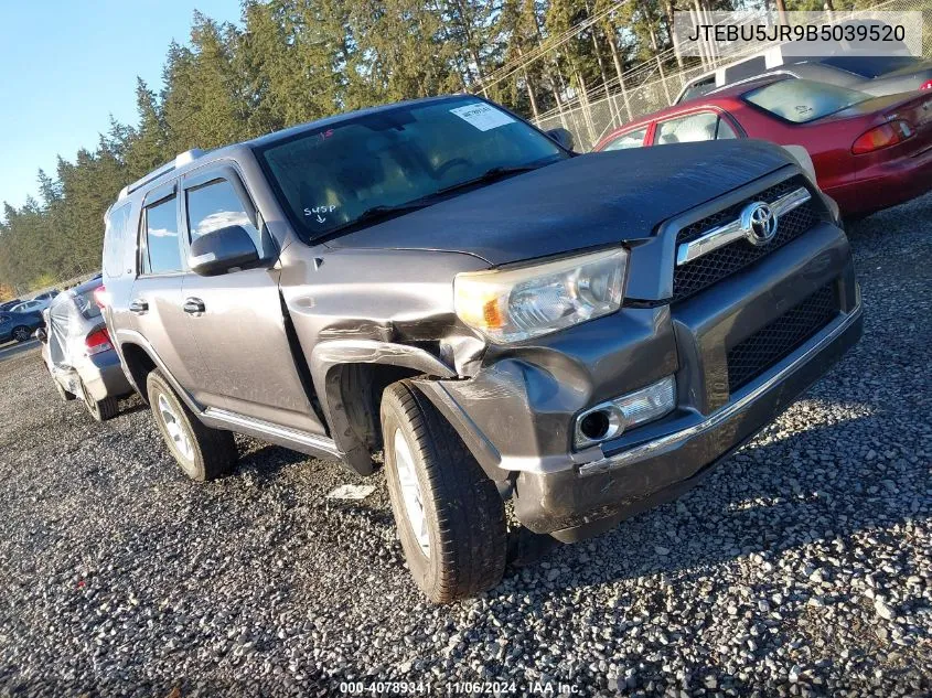 2011 Toyota 4Runner Sr5 V6 VIN: JTEBU5JR9B5039520 Lot: 40789341