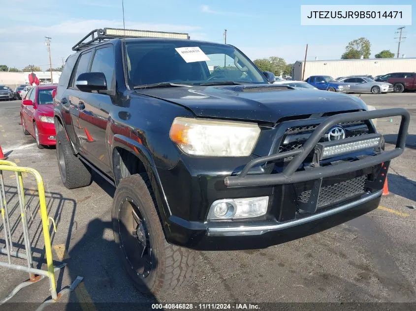 2011 Toyota 4Runner Sr5 V6 VIN: JTEZU5JR9B5014471 Lot: 40846828