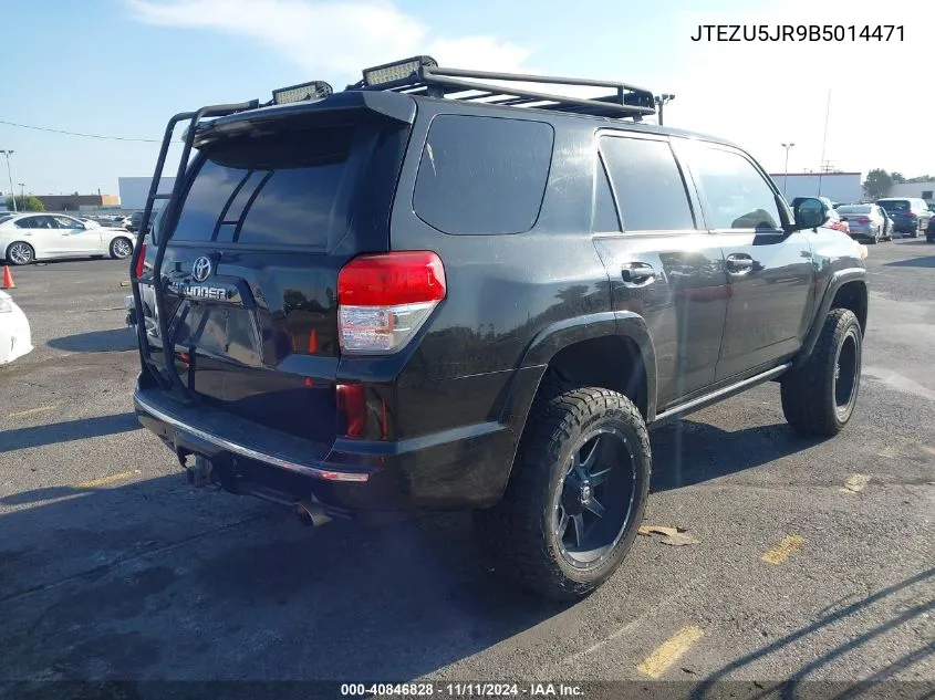 2011 Toyota 4Runner Sr5 V6 VIN: JTEZU5JR9B5014471 Lot: 40846828