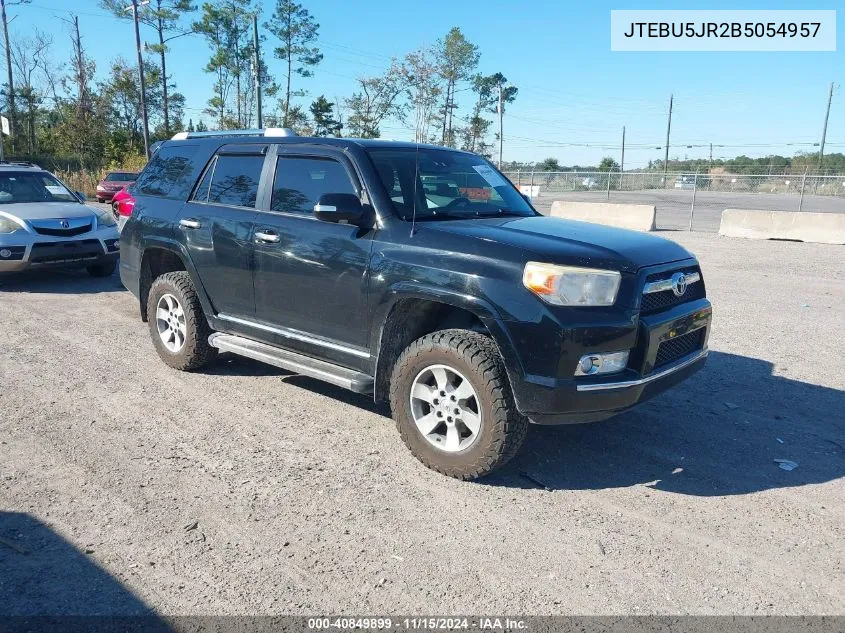 2011 Toyota 4Runner Sr5 V6 VIN: JTEBU5JR2B5054957 Lot: 40849899