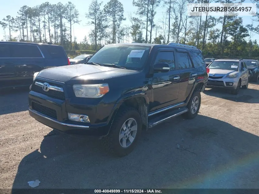 2011 Toyota 4Runner Sr5 V6 VIN: JTEBU5JR2B5054957 Lot: 40849899