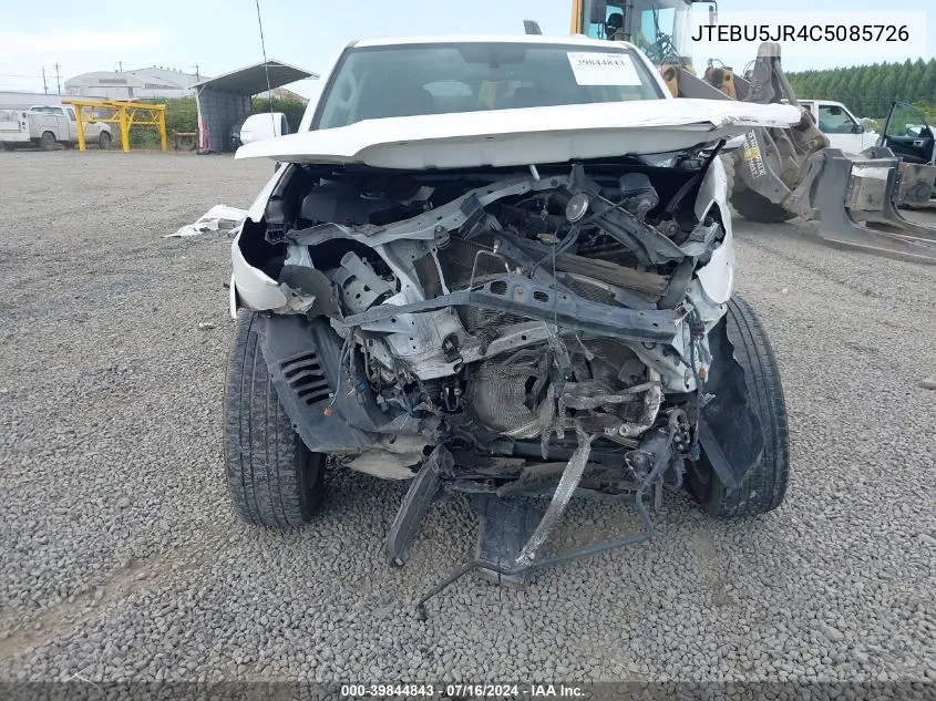 JTEBU5JR4C5085726 2012 Toyota 4Runner Limited