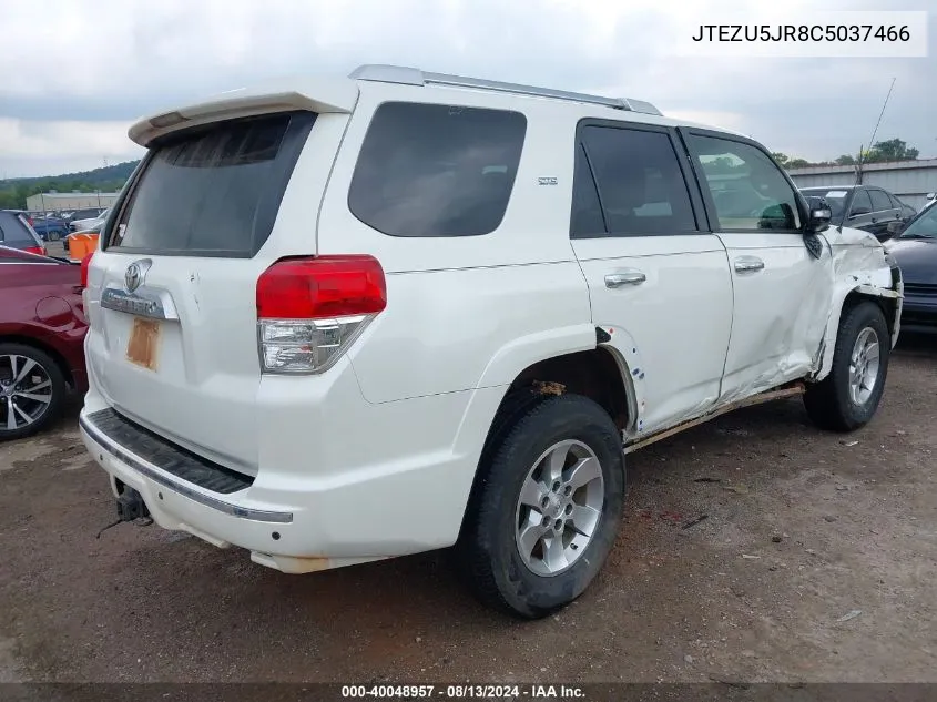 JTEZU5JR8C5037466 2012 Toyota 4Runner Sr5