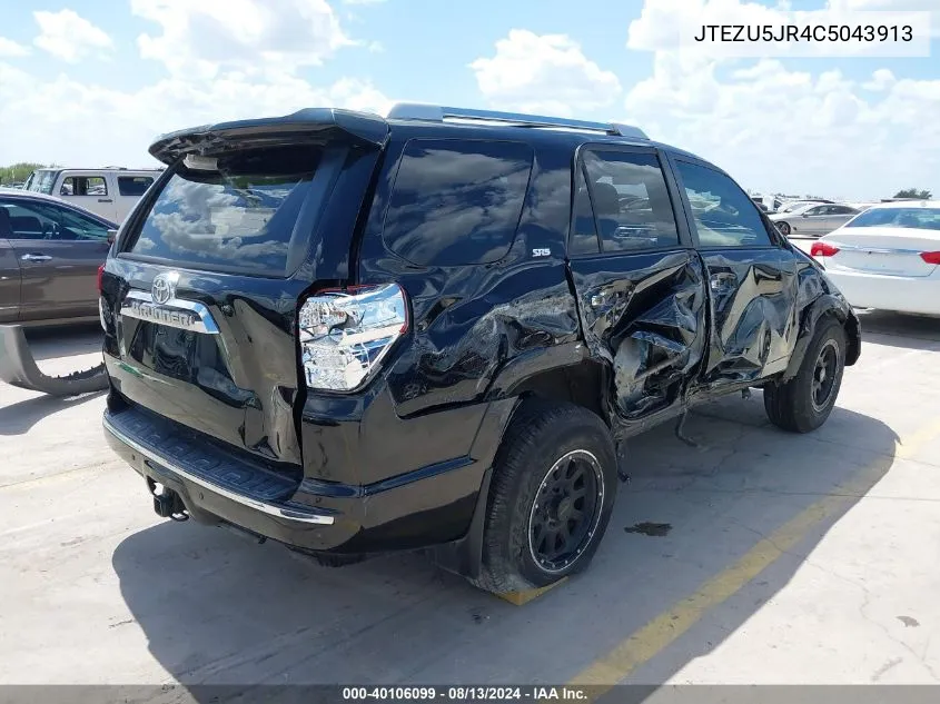 JTEZU5JR4C5043913 2012 Toyota 4Runner Sr5