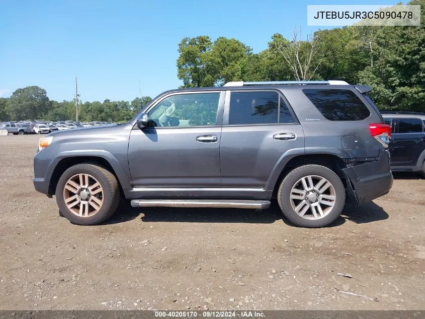 JTEBU5JR3C5090478 2012 Toyota 4Runner Limited