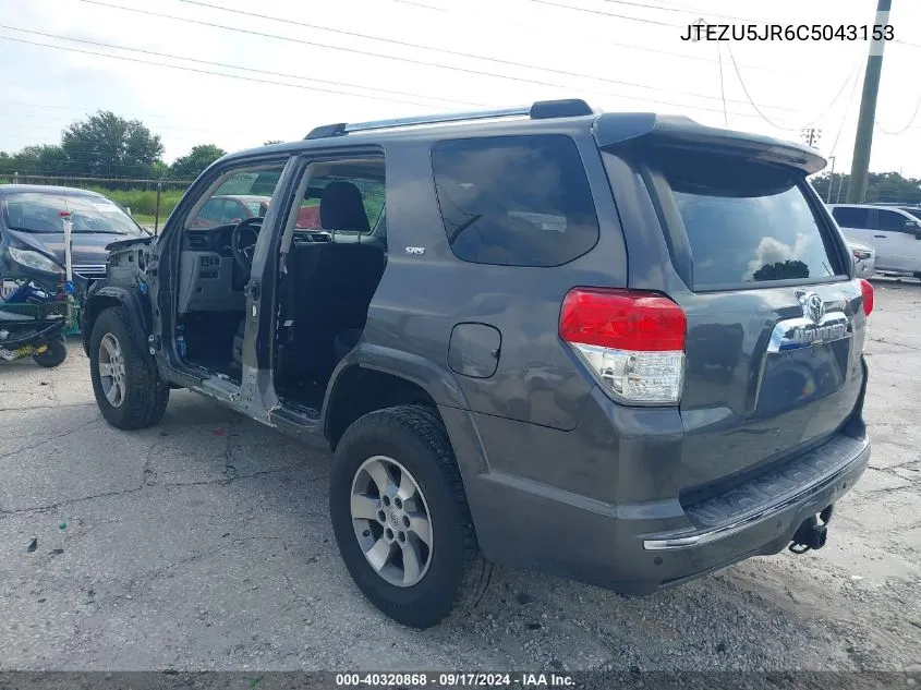 JTEZU5JR6C5043153 2012 Toyota 4Runner Sr5/Limited