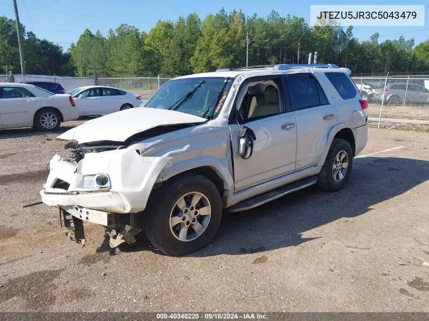 2012 Toyota 4Runner Sr5 VIN: JTEZU5JR3C5043479 Lot: 40348220