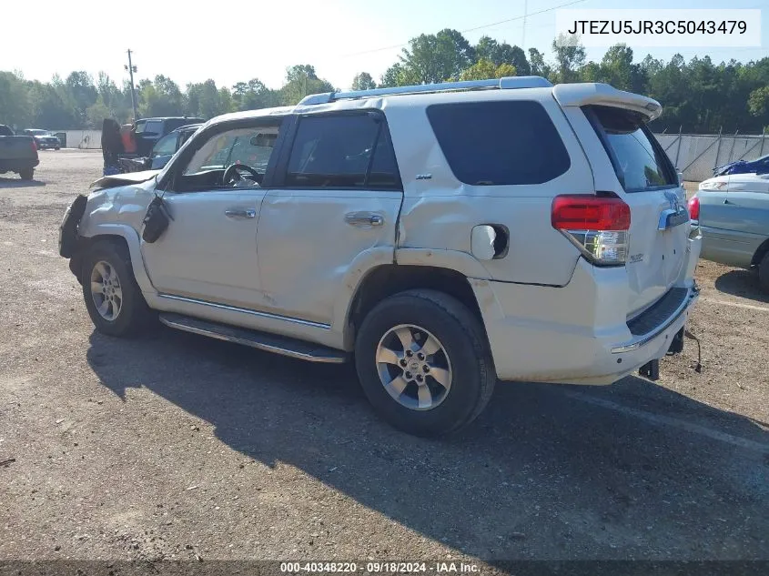 2012 Toyota 4Runner Sr5 VIN: JTEZU5JR3C5043479 Lot: 40348220