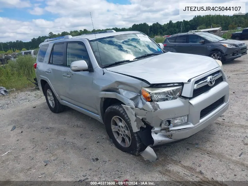 2012 Toyota 4Runner Sr5 VIN: JTEZU5JR4C5044107 Lot: 40373600