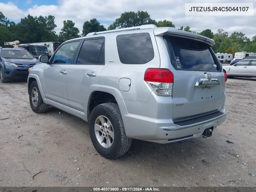 2012 Toyota 4Runner Sr5 VIN: JTEZU5JR4C5044107 Lot: 40373600